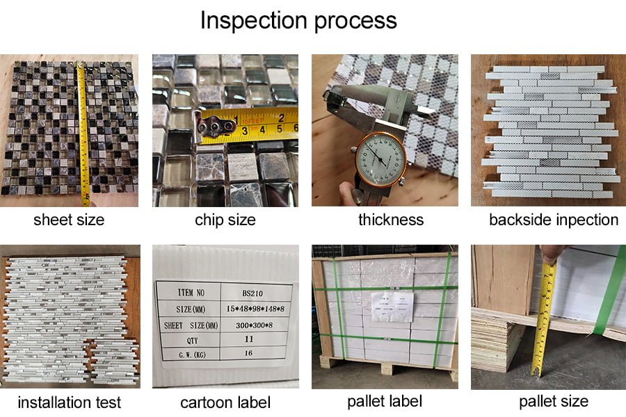 good quality of glass mosaic 