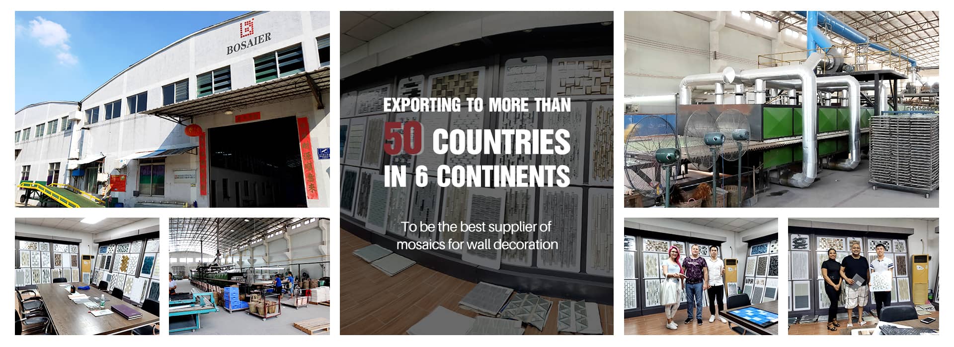 manufacture of glass mosaic tile