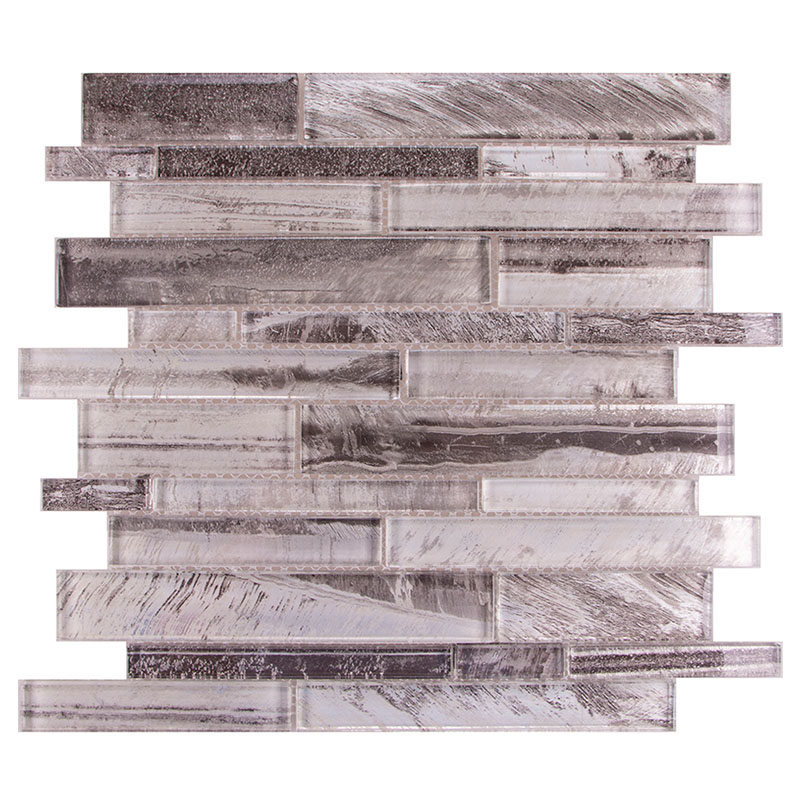 European style long strips glass mosaic