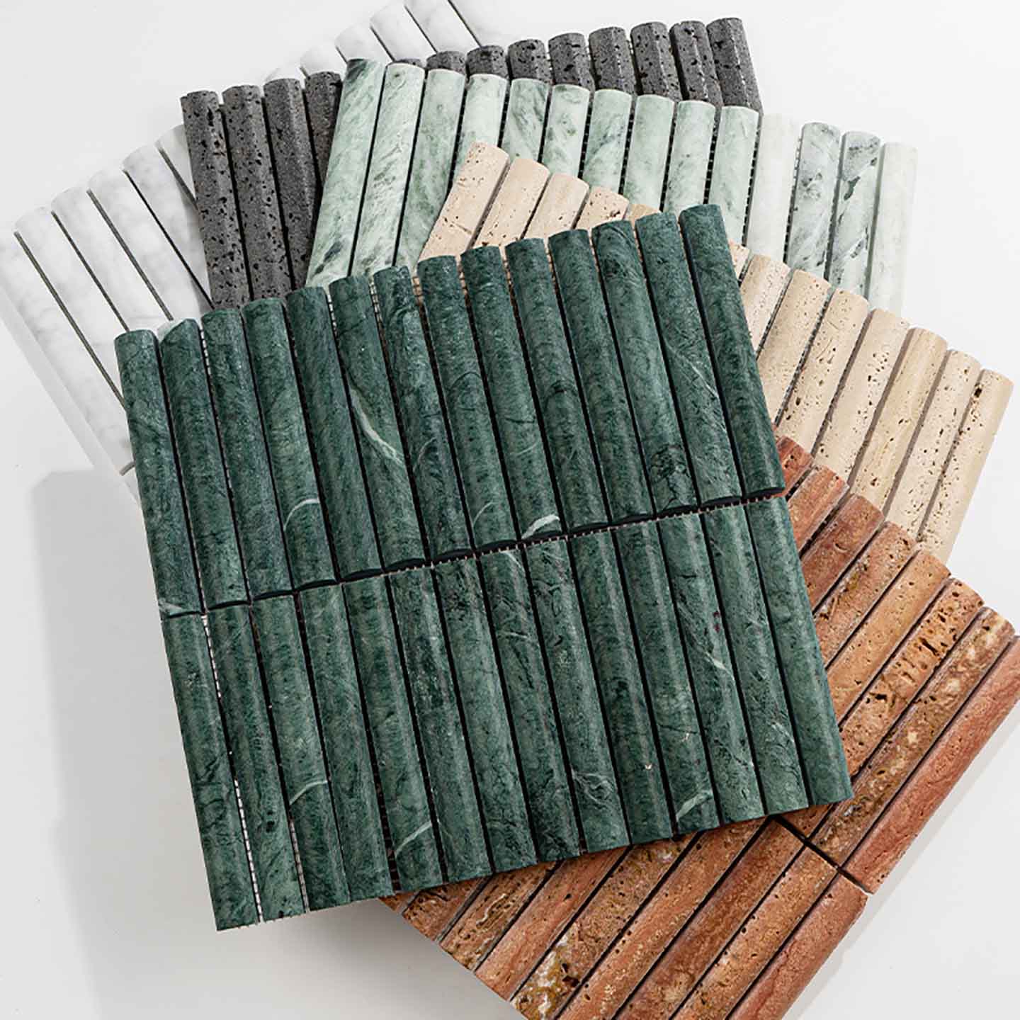 Stain resistance of marble mosaic