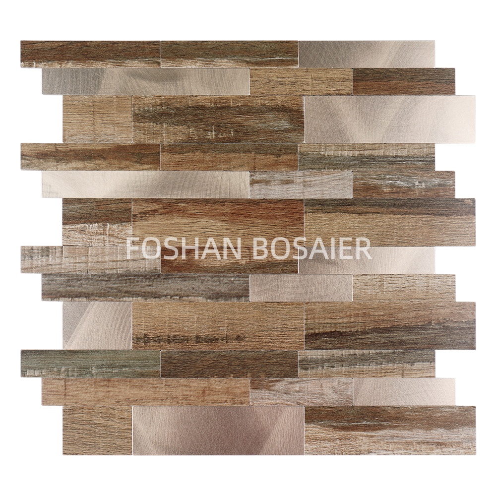 Self-adhesive backing mosaic tile